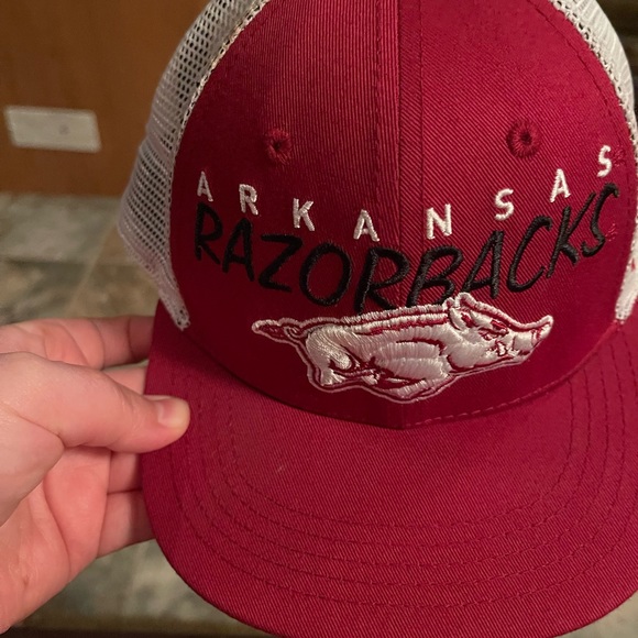 Child’s Arkansas Razorback flat bill hat - Picture 1 of 7